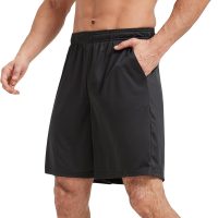 5 Pack Men's Athletic Gym Shorts with Pockets Quick Dry Activewear Workout Running Shorts for Men - Image 2