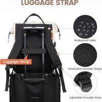 LOVEVOOK Laptop Backpack for Women, 15.6 Inch Work Business Backpacks Purse With Large Capacity, Waterproof Nurse Bag College Bookbag for School, Waterproof Casual Daypack for Travel - Image 4