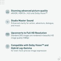 Panasonic Premium 4K Blu Ray Player, UHD DVD Blu Ray Player with Hi-Res Sound, 4K VOD Streaming, HDR10+ and Dolby Vision™, DP-UB450 (Black) - Image 2
