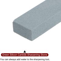 Sharpening Stones 240 Grit Rectangle Green Silicon Carbide Knife Whetstone - Image 4