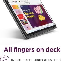 Lenovo Yoga 7 7i 2-in-1 Laptop (16" FHD+ Touchscreen, AMD Ryzen 7 8840HS (Beat i7-1355U), 16GB DDR5 RAM, 1TB SSD) AI PC, Backlit, Fingerprint, FHD IR Webcam, Win 11 Pro w/ Copilot, Arctic Grey - Image 5