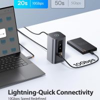 Baseus Docking Station, Spacemate(Win) 11 in 1, Triple Display, 4K HDMI and DP, 10Gbps USB A/C Ports, Gigabit Ethernet, 100W PD, Audio, Laptop Docking Station for Windows/Dell/HP/Lenovo/Asus/Acer/Mac - Image 4