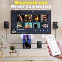 1000W Surround System 5 Wired Satellite Audio Speakers 8 inch Subwoofer 5.1/2.1 Channel Home Theater Deep Bass Support HDMI ARC Optical Bluetooth Karaoke Input - Image 4