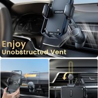 Phone Holders for Your Car: [Never Blocking] Air Vent Cell Phones Mount for iPhone & Samsung Android Smartphone [Thick Cases Friendly] Hands-Free Auto Mobile Phone Stand - Image 2