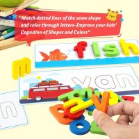 KMUYSL Learning Toys for 2 3 4 5 6 Years Old Boys and Girls - See & Spell CVC Word Builders with Alphabet Cards for Kids, Preschool Learning Activities Toys, Idea Birthday Gifts for Age 2-4 4-6 Kids - Image 7