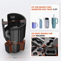 Newlest 2 in 1 Phone Mount for Car Cup Holder with Adjustable Base, Phone Holders for Car Cupholder, No Shaking 360° Flexible Neck Phone Mount for All 4-7” Smartphones, Cup Holder for Most Bottles - Image 7