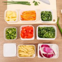 2Pcs Mini Food Storage Containers, Reusable Small PE Storage Container Jars with Lids | Perfect for Snacks, Sauces, Candy (Rectangular Square, 8x8x4cm) - Image 3