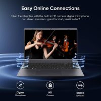 15.6 inch Win11 Laptop Computer, 1920x1080 IPS Screen, 12GB DDR5 RAM / 512GB SSD, N95(Beats N5095) Processor Notebook PC, Support Fingerprint, WiFi 5, BT, Full Size Keyboard - Image 9