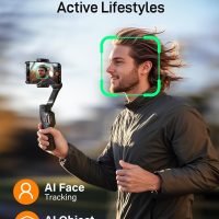 hohem iSteady X3 SE Gimbal Stabilizer for iPhone, Phone Stabilizer with Detachable Remote Control, Portable Foldable 3-Axis Phone Gimbal for Android & iPhone 16 15 Pro Max, Ideal for Travel Vlogging - Image 3