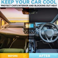 Sun Shade for HRV Windshield Sunshades Cover for 2021-2023 2024 2025 2026 Honda HR-V LX Sport EX EX-L Accessories Foldable Front Window Shields Protector Sun Visor Blocks UV Rays - Image 6