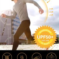 baleaf Men's Sun Protection Shirts UV SPF UPF 50+ Long Sleeve Rash Guard Fishing Running Quick Dry Lightweight - Image 4