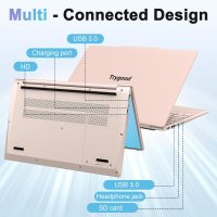 14'' Student Laptop Computer,1080P FHD Display,8GB RAM,512GB SSD,N5095 CPU College Student Pink Laptop,Numeric Keypad,256GB TF Card,Webcam, 5GWiFi, HDMI,Pink - Image 5