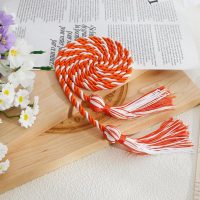 Bachelor's Matching Honor Cord, Graduation Matching, Bachelor's Matching, 2025 Graduation Ceremony Cord for Graduation, Orange and White - Image 2