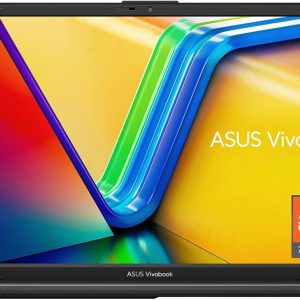 ASUS Vivobook Go 15.6” FHD Slim Laptop, AMD Ryzen 3 7320U Quad Core Processor, 8GB DDR5 RAM, 256GB SSD, Windows 11 Home, Fast Charging, Webcam Shield, Military Grade Durability, Black, E1504FA-AB34