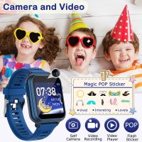 Cosjoype Kids Game Smart Watch for Kids with 24 Puzzle Games HD Touch Screen Camera Music Player Pedometer Alarm Clock Calculator Flashlight 12/24hr Kid Watch Gift for 4-12 Year Old Boys Toys for Kid - Image 4