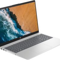 HP 15.6" Portable Laptop (Include 1 Year Microsoft 365), HD Display, Intel Quad-Core N200 Processor, 16GB RAM, 128GB Storage, Wi-Fi 6, Webcam, HDMI, Numeric Keypad, Windows 11 Home, Silver - Image 2