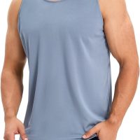 OYGSieg 6 Pack Men's Quick Dry Workout Tank Tops Breathable Gym Sleeveless Muscle Shirts for Active Men - Image 5