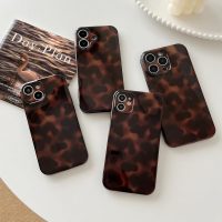 Compatible with for iPhone 13 Case, Tortoise Shell Chic Amber Brown Print Leopard, Classic Soft TPU Protective Shockproof Case for iPhone 13 6.1 ''Color2 - Image 2