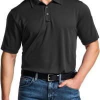 CQR Men's Polo Shirts, Tactical Short Sleeve Golf Performance Shirts, Lightweight Dry Fit UPF 50+ Pique - Image 9
