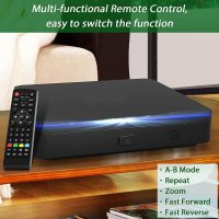 Didar Blu Ray DVD Player, Ultra Mini 1080P Blue Ray Disc Player Home Theater Play All DVDs and Region A 1 Blu-Rays, Support Max 128G USB Flash Drive + HDMI/AV Output + Built-in PAL/NTSC with Cables - Image 9