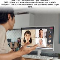 HP All-in-One Computer - 21.5'' FHD Anti-Glare Display, Home Desktop PC, Win 11 Pro, Wired KB & Mouse, Wi-Fi 6, Bluetooth, Intel Celeron J4025, HD Webcam (32GB RAM | 1TB SSD) - Image 9
