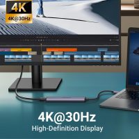 UGREEN Revodok 105 USB C Hub 5 in 1 Multiport Adapter 4K HDMI, 100W Power Delivery, 3 USB-A Data Ports, USB C Dongle for MacBook Pro/Air, iPad Pro, iMac, iPhone 15 Pro/Pro Max, XPS, Thinkpad - Image 8