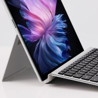 VGKE 2-in-1 Touch-Screen Laptop, 12.3" 3K IPS Tablet PC with Magnetic Keyboard, Celeron J4125, Up to 2.7Ghz, 8GB RAM, 256GB SSD, USB Type-C, Webcam, Silver - Image 5