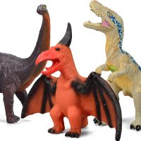 6 Piece Jumbo Dinosaur Toys for Kids 3-5 and Toddlers, Large Soft Dinosaur Toys for Lovers - Perfect Party Favors, Birthday Gifts - Image 8