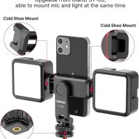 Phone Tripod Mount Holder for iPhone - ULANZI ST-06S Camera Hot 2 Cold Shoe Phone Mount Compatible for iPhone Android Sony Canon DJI Ronin S/SC Zhiyun Gimbals - Image 2