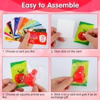 Squishy Toys, 28 Pack Squishies and Cards Party Favors for Kids 4-8 8-12 Treasure Box Classroom Prizes Mochi Squishy Cat Fidget Toys Stress Relief Goodie Bags Easter Basket Stuffers Birthday Gifts - Image 5