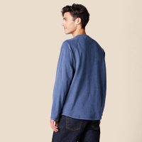 Amazon Essentials Long Sleeve Shirt for Men, Regular-Fit Henley, Available in Big & Tall - Image 3