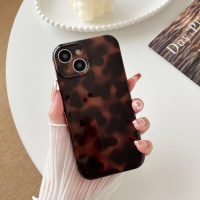 Compatible with for iPhone 13 Case, Tortoise Shell Chic Amber Brown Print Leopard, Classic Soft TPU Protective Shockproof Case for iPhone 13 6.1 ''Color2 - Image 4