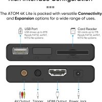 NEUMI Atom 4K Lite Ultra-HD Digital Media Player for USB Drives and SD Cards - Plays 4K/UHD Videos, HEVC/H.265, HDMI and Analog AV, Automatic Playback, Looping, Trigger Capability - Image 7