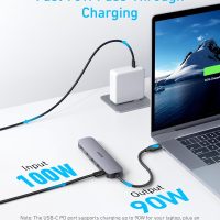 Anker USB C Hub, 5-in-1 USB Hub for Laptops, 4K HDMI Multiport Adapter with 90W Max Power Delivery, USBC & USBA Data Ports USB C Dongle, Compact for MacBook, Dell, and More (Charger Not Included) - Image 3