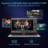 Blackview Laptop 2025, Laptops Computer for Business Student, Quad-Core N150 (Up to 3.6GHz, Beat N5095/N95/N97/N100), 16GB DDR4 256GB SSD, 15.6” FHD IPS TÜV Screen, 100W Type-C Fast Charge, 4K HDMI - Image 6