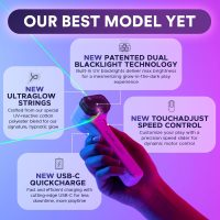 Loop Lasso NANO Glow in the Dark Rave Toys with Built-in UV Blacklight - Interactive Rope Launcher STEM Toy - Viral Flow and String Shooter Toy for Kids and Adults - Image 4