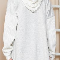 SHEWIN Oversized Sweatshirt for Women Loose Fit Casual Long Sleeve Button Hooded Sweatshirts Hoodies with Pocket - Image 6