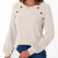 AUTOMET Womens Long Sleeve Shirts Dressy Casual Formal Tops Lightweight Sweaters Early Fall Outfits 2025 Winter Clothing - Image 3
