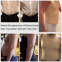 Mens Compression Shirt Slimming Body Shaper Vest Workout Tank Tops Abs Abdomen Undershirts - Image 6