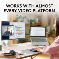 Logitech Brio 101 Full HD 1080p Webcam for Meetings, Streaming, Desktop, Laptop, PC - Built-in Mic, Shutter, USB-A, Teams, Zoom - Black - Image 6