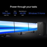 ASUS S501MER Desktop PC, Intel® Core™ i7-14700, 16GB DDR5 RAM, 1TB PCIe® SSD, Wi-Fi 6E, Windows 11 Home, Black, S501MER-DS704 - Image 5