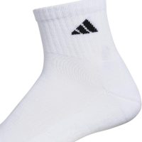 adidas Men's Socks, Athletic Cushioned Quarter 6-Pack, Ankle Fit with Arch Support - Image 3