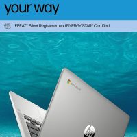 HP Chromebook 14 Laptop, Intel Celeron N4120, 4 GB RAM, 64 GB eMMC, 14" HD Display, Chrome OS, Thin Design, 4K Graphics, Long Battery Life, Ash Gray Keyboard (14a-na0226nr, 2022, Mineral Silver) - Image 6