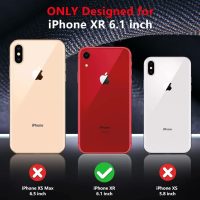 SPIDERCASE for iPhone XR Case, [10 FT Military Grade Drop Protection] [Non-Slip] [2 pcs Tempered Glass Screen Protector] Shockproof Airbag Cushion Protective Case for iPhone XR 6.1” (Black) - Image 2