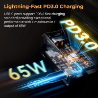 SMALLRIG V Mount Battery VB99 SE, 99Wh / 6800mAh V Mount Battery with 65W Output, 2.5H Full Charge, with USB-C, D-TAP, USB-A, Dual DC Ports, OLED Screen, for Camera, Camcorder, Monitor, Video Light - Image 3
