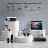AuKing Projector, 2025 Upgraded Electric-keystone Projector, Full HD 1080P Home Theater Video Projector, Compatible with HDMI/USB/AV/Smartphone/TV Box/Laptop - Image 7