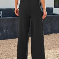 LILLUSORY Wide Leg Dress Pants Women's High Waisted Dressy Trousers - Image 5