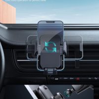 Lamicall 2025 Wider Clamp & Metal Hook Car Phone Holder Vent [Thick Cases Friendly] Phone Holders for Your Car Mount Automobile Hands Free Cradle Air Vent for iPhone 16 15 14 13 Pro Max Smartphone - Image 7