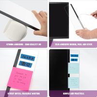 MDOZQ Office Desk Accessories 2pcs Computer Monitor Memo Board Message Board Supplies for Women Men Sticky Note Holder Home Desktop Decor - Image 4