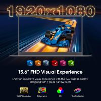 15.6 inch Win11 Laptop Computer, 1920x1080 IPS Screen, 12GB DDR5 RAM / 512GB SSD, N95(Beats N5095) Processor Notebook PC, Support Fingerprint, WiFi 5, BT, Full Size Keyboard - Image 3